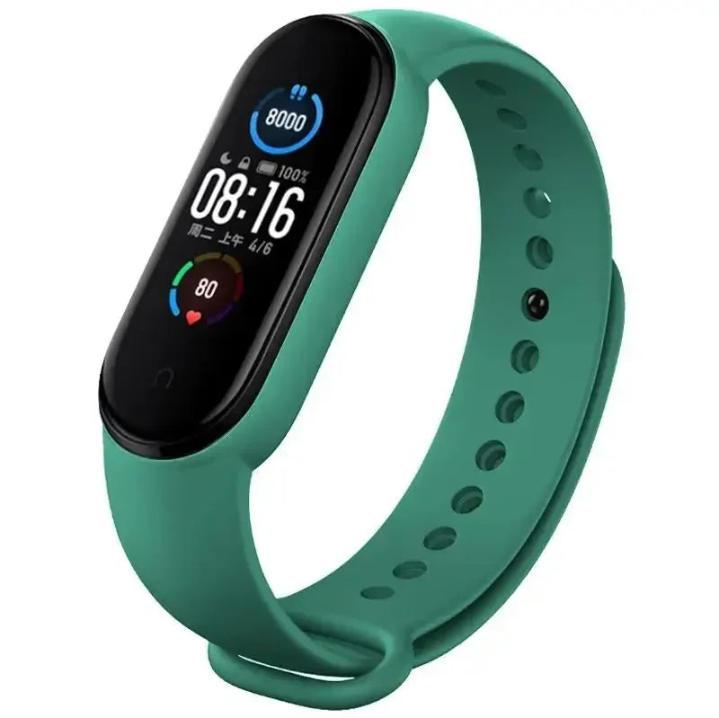 Watchbands For Xiaomi Mi Band 7 6 5 4 3 strap Wristband New Silicone sports Bracelet Correa Mi Band 7 6 5 Smartwatch Accessories