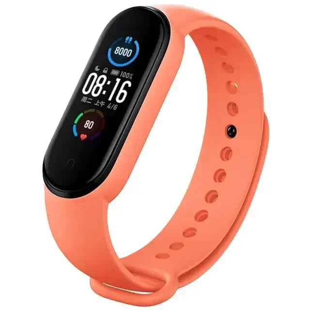 Watchbands For Xiaomi Mi Band 7 6 5 4 3 strap Wristband New Silicone sports Bracelet Correa Mi Band 7 6 5 Smartwatch Accessories