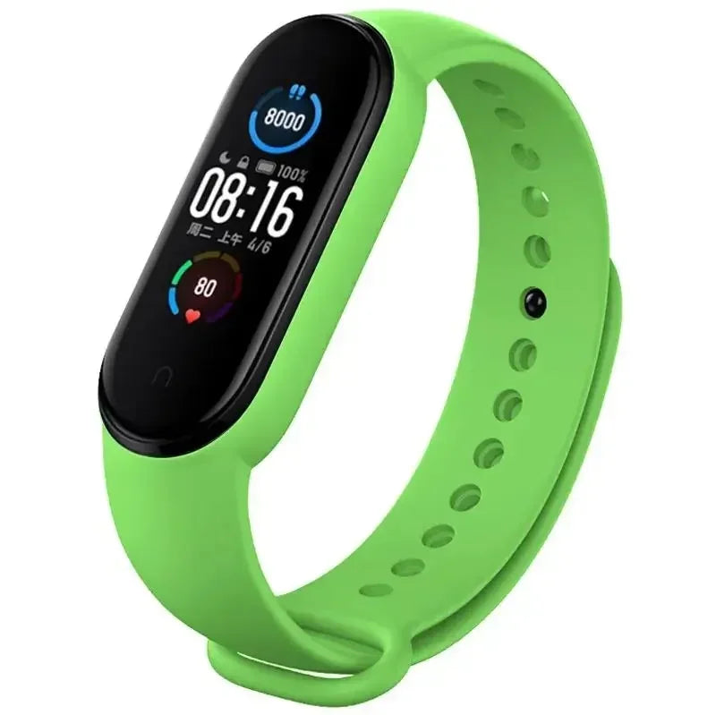 Watchbands For Xiaomi Mi Band 7 6 5 4 3 strap Wristband New Silicone sports Bracelet Correa Mi Band 7 6 5 Smartwatch Accessories