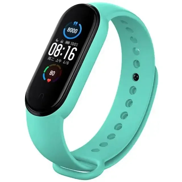 Watchbands For Xiaomi Mi Band 7 6 5 4 3 strap Wristband New Silicone sports Bracelet Correa Mi Band 7 6 5 Smartwatch Accessories