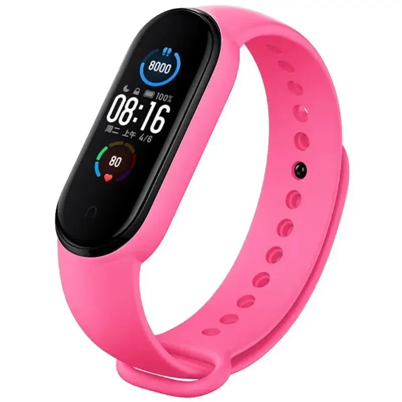 Watchbands For Xiaomi Mi Band 7 6 5 4 3 strap Wristband New Silicone sports Bracelet Correa Mi Band 7 6 5 Smartwatch Accessories