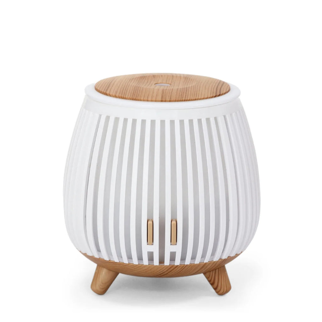 Ultrasonic Wood Grain Aroma Diffuser Essential Oil Humidifier 7 Color Night Light Home Decorative Mini Mist Diffuser 2026