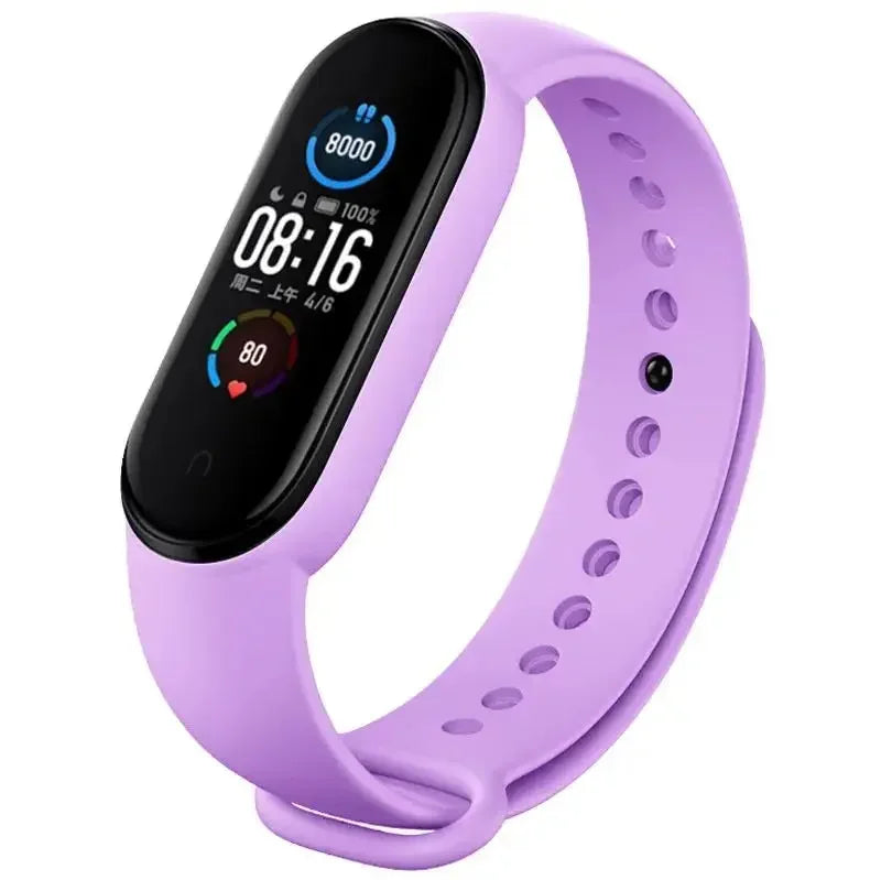 Watchbands For Xiaomi Mi Band 7 6 5 4 3 strap Wristband New Silicone sports Bracelet Correa Mi Band 7 6 5 Smartwatch Accessories
