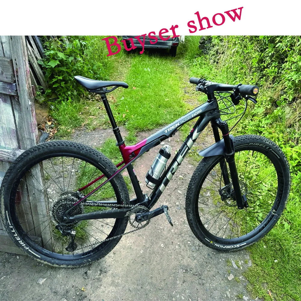 RSL Integrated Full Carbon Handlebar, MTB, Cockpit, 13 degrees Stem, Mountain Handlebar, sem logotipo, 70mm, 80mm, 90mm x 750mm