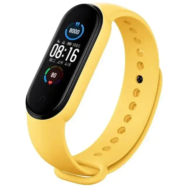 Watchbands For Xiaomi Mi Band 7 6 5 4 3 strap Wristband New Silicone sports Bracelet Correa Mi Band 7 6 5 Smartwatch Accessories