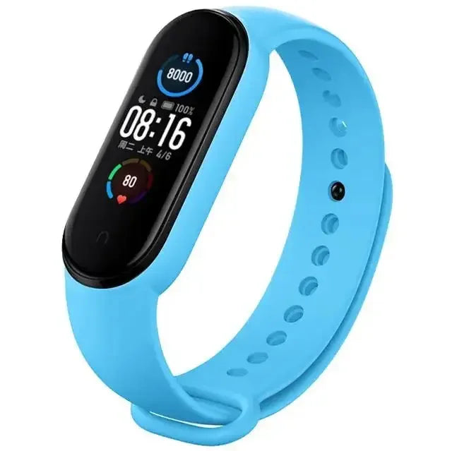 Watchbands For Xiaomi Mi Band 7 6 5 4 3 strap Wristband New Silicone sports Bracelet Correa Mi Band 7 6 5 Smartwatch Accessories