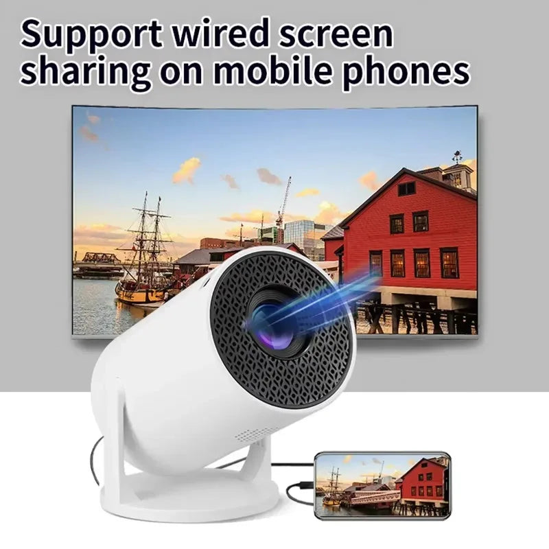 2026 HY300 Outdoor portable LED Projector 4KWifi 1080P 1280 720P HD Home Cinema Video Movies Video Game Projection