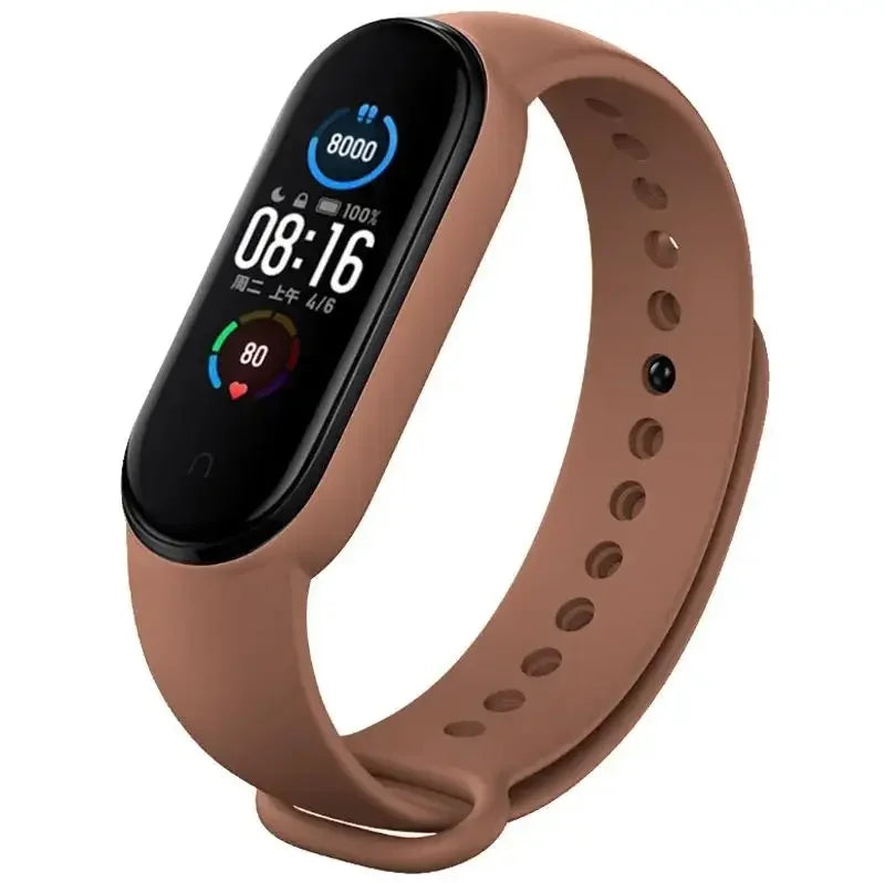 Watchbands For Xiaomi Mi Band 7 6 5 4 3 strap Wristband New Silicone sports Bracelet Correa Mi Band 7 6 5 Smartwatch Accessories