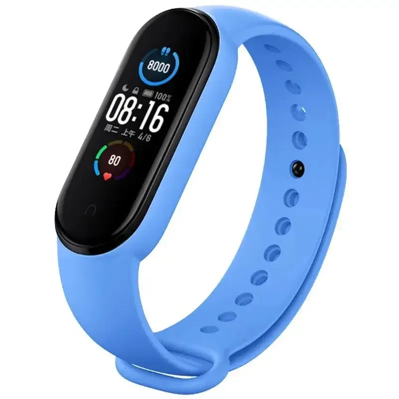 Watchbands For Xiaomi Mi Band 7 6 5 4 3 strap Wristband New Silicone sports Bracelet Correa Mi Band 7 6 5 Smartwatch Accessories