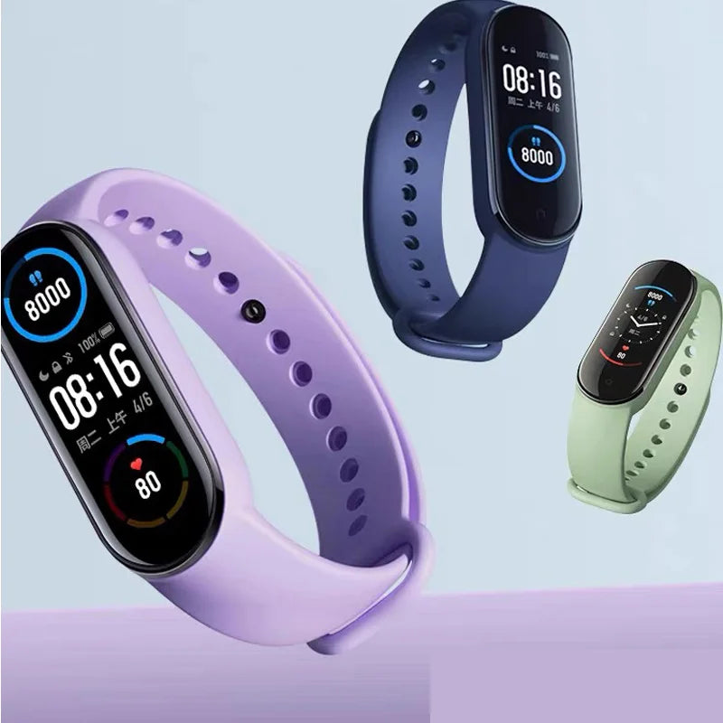 Watchbands For Xiaomi Mi Band 7 6 5 4 3 strap Wristband New Silicone sports Bracelet Correa Mi Band 7 6 5 Smartwatch Accessories