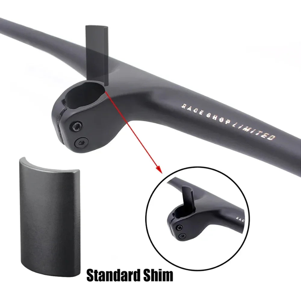 RSL Integrated Full Carbon Handlebar, MTB, Cockpit, 13 degrees Stem, Mountain Handlebar, sem logotipo, 70mm, 80mm, 90mm x 750mm