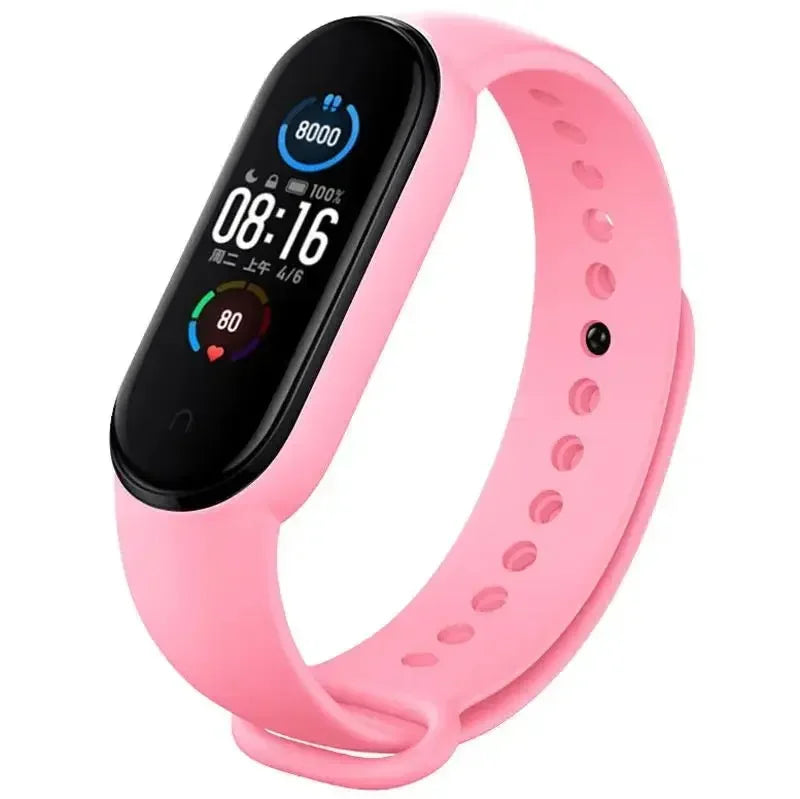 Watchbands For Xiaomi Mi Band 7 6 5 4 3 strap Wristband New Silicone sports Bracelet Correa Mi Band 7 6 5 Smartwatch Accessories