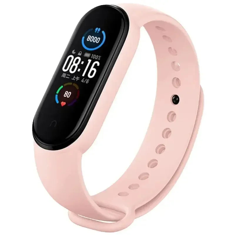 Watchbands For Xiaomi Mi Band 7 6 5 4 3 strap Wristband New Silicone sports Bracelet Correa Mi Band 7 6 5 Smartwatch Accessories