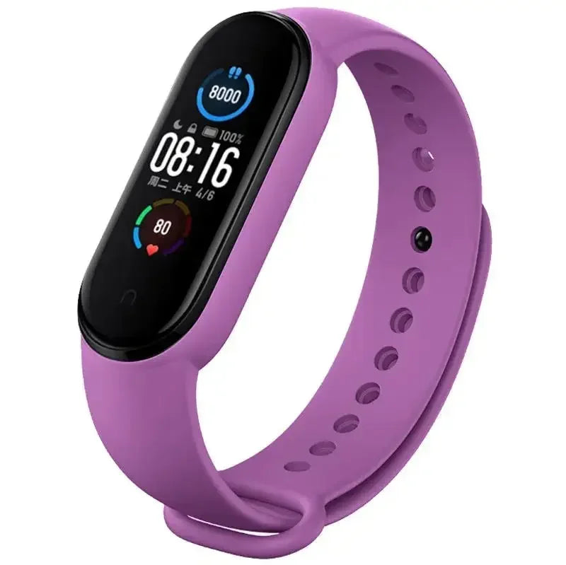Watchbands For Xiaomi Mi Band 7 6 5 4 3 strap Wristband New Silicone sports Bracelet Correa Mi Band 7 6 5 Smartwatch Accessories