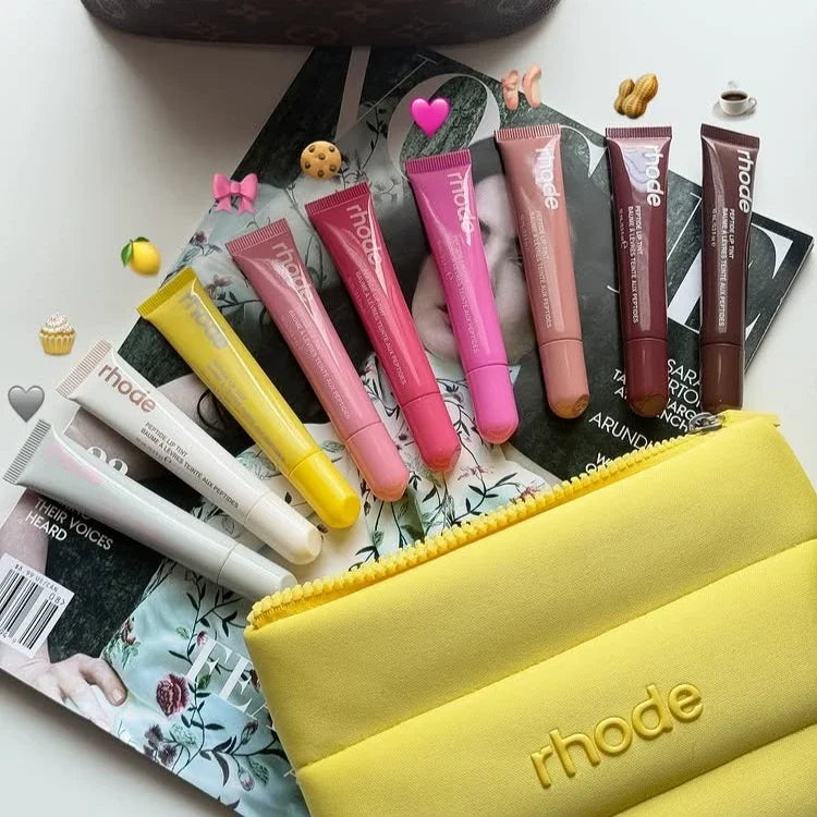 Popular Makeup Lip Gloss Lip Moisturizer Phone Case For iPhone New Sugar Cookie Ribbon Toast Jelly Bean Pbj Lemontini Lipstick