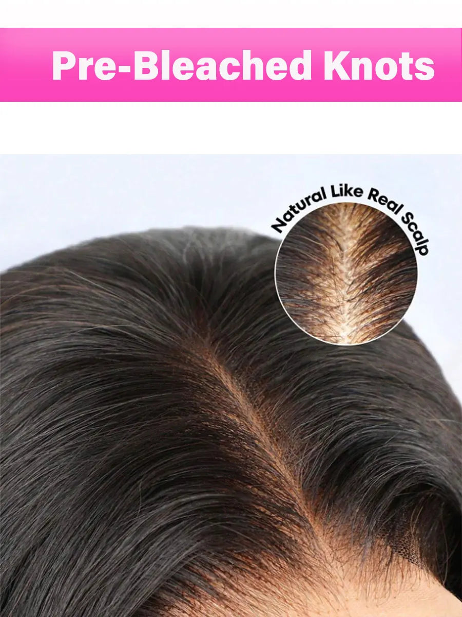 Straight Glueless Wig Human Hair Ready To Wear 5x5 Lace Closure Wigs 13x4/13x6 Human Hair Wigs Put on and go Wig Preplucked Hair