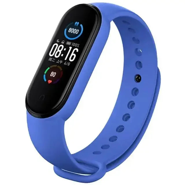 Watchbands For Xiaomi Mi Band 7 6 5 4 3 strap Wristband New Silicone sports Bracelet Correa Mi Band 7 6 5 Smartwatch Accessories